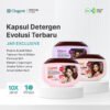 5-in-1 36 PCS Clogent Laundry Pod 5-in-1 10x Kekuatan Antibakteri Wangi Tahan Lama