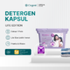 CLOGENT Detergent Kapsul 5in1 Laundry Pods Lite Edition Aroma Lavender 8X Bersih Maksimal Lawan Noda