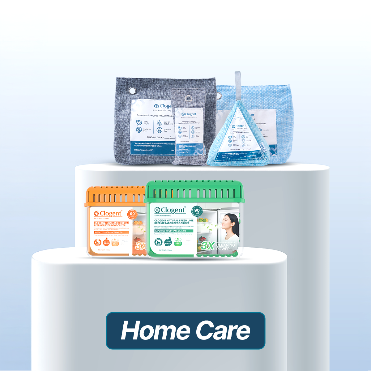 Clogent Air Purifying Bag 200gr Kerucut Penyerap Bau Alami dan Kelembapan Penghilang Bau Apek