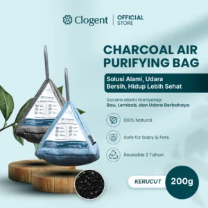 id-11134207-822wt-mporkij5zy0xc1 Clogent Air Purifying Bag 200gr Kerucut Penyerap Bau Alami dan Kelembapan Penghilang Bau Apek