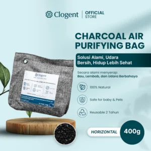 id-11134207-822wt-mppi3ccywyde34 Clogent Air Purifying Bag 400gr Penyerap Bau Alami dan Kelembapan Penghilang Bau Apek